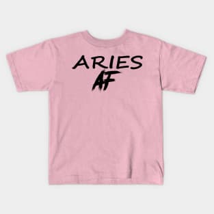 ARIES AF BLACK Kids T-Shirt